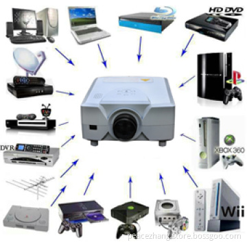 SOHA LCD Panels,2000 Lumens Brightness Native 640*480Pixels support up to 1080p Digital Projectors SPV312